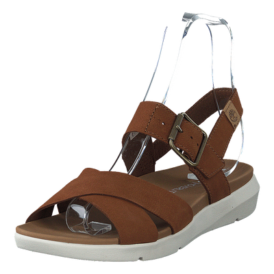 Wilesport Lthr Sandal Rust Nubuck