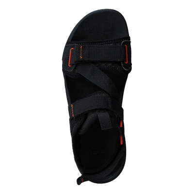 Ripcord 2 Strap Sandal Black Webbing