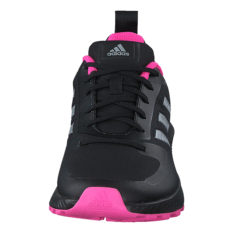 Run Falcon 2.0 TR Shoes Core Black / Silver Metallic / Screaming Pink