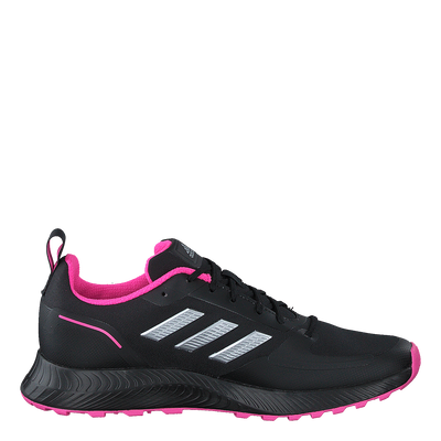 Run Falcon 2.0 TR Shoes Core Black / Silver Metallic / Screaming Pink