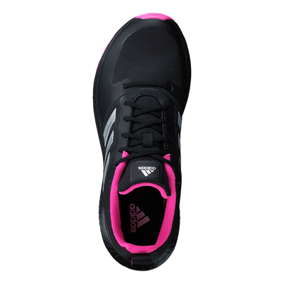 Run Falcon 2.0 TR Shoes Core Black / Silver Metallic / Screaming Pink