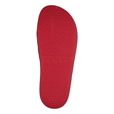 Adilette Aqua Slides Kids Vivid Red / Cloud White / Vivid Red