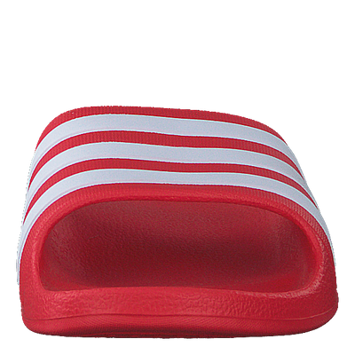 Adilette Aqua Slides Kids Vivid Red / Cloud White / Vivid Red