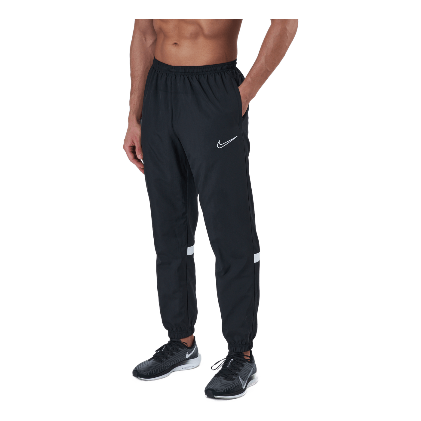 Men Soccer Track Pants Black/white/white/white