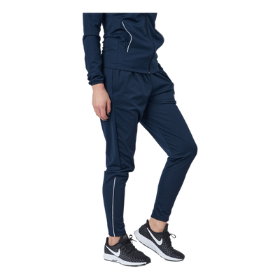 Women Knit Soccer Tracksuit Obsidian/white/white