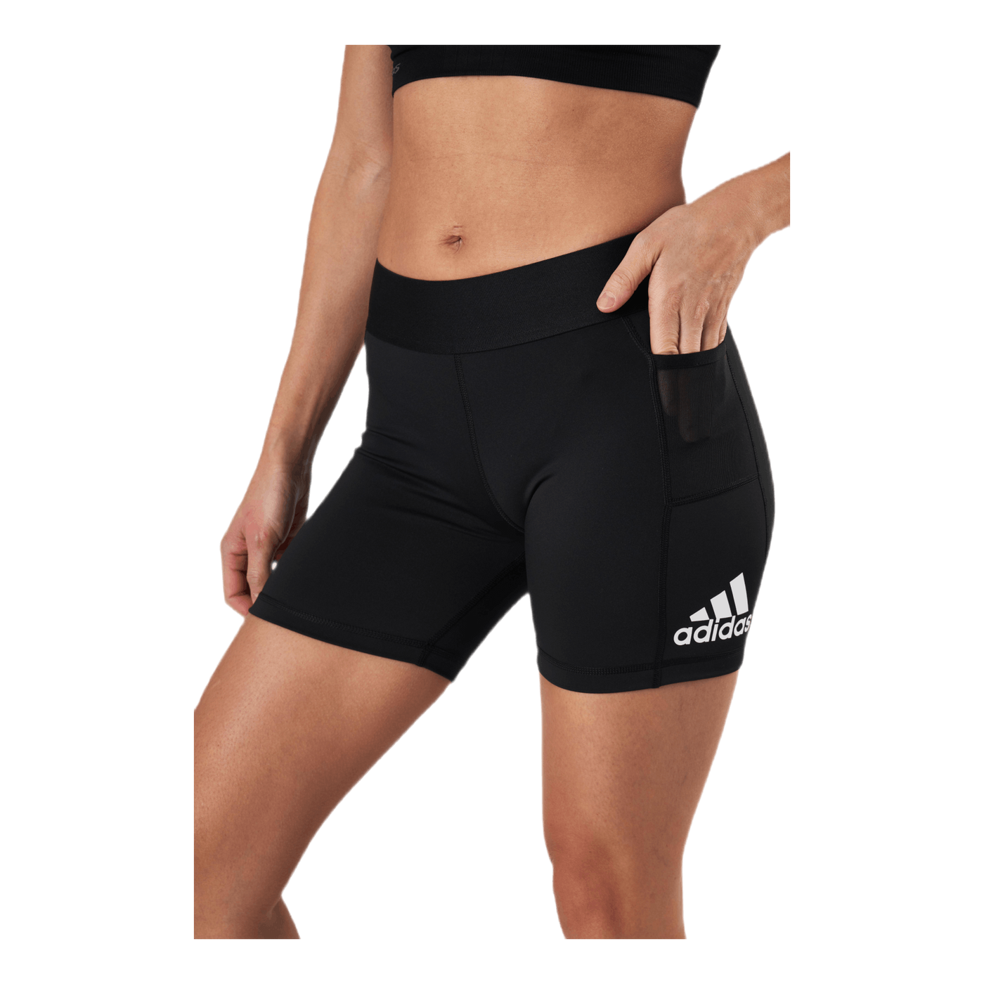 Alphaskin Sp Short Tight Svart/vit