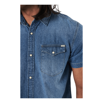 Esheridan Shirt S/s Medium Blue Denim