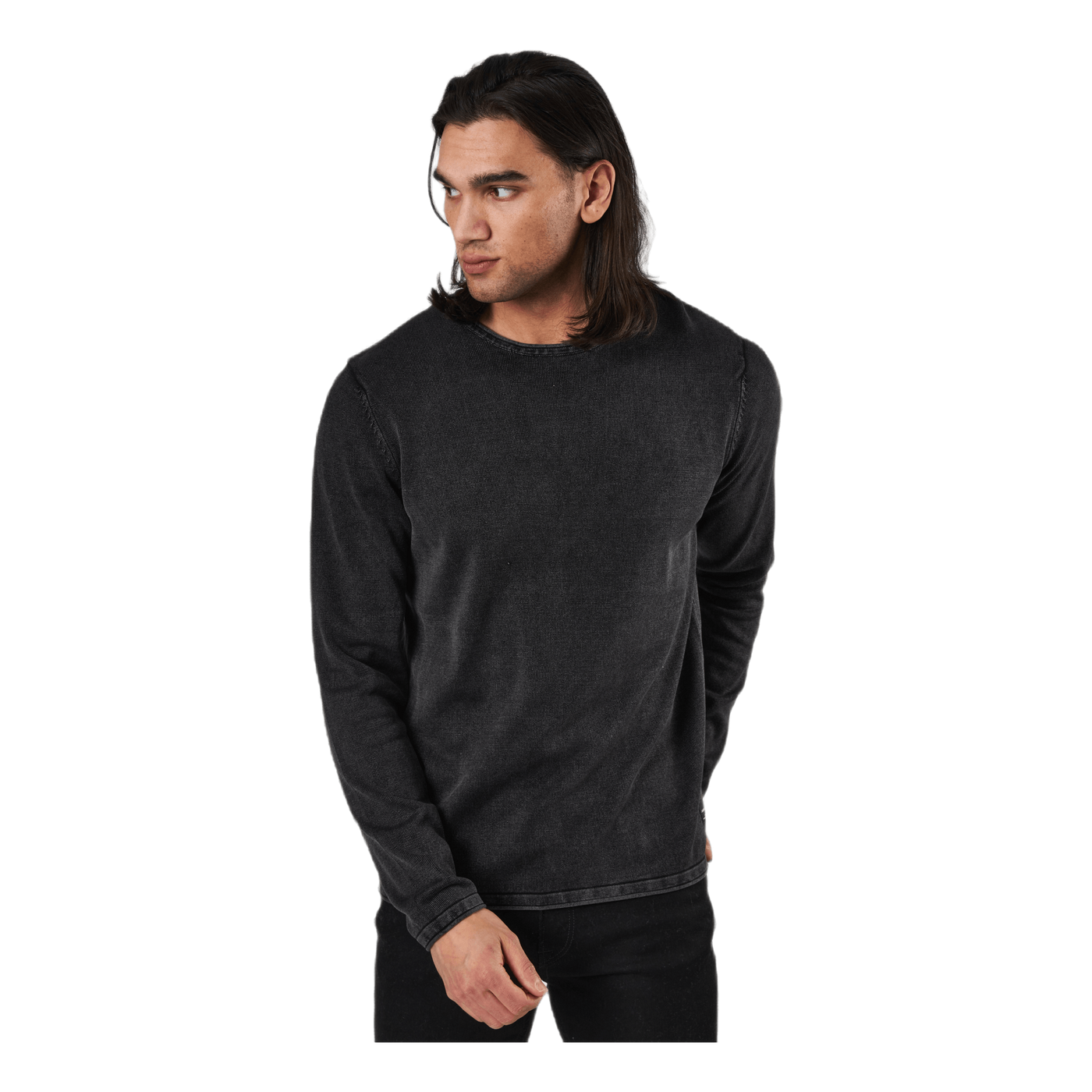 Eleo Knit Crew Neck Caviar