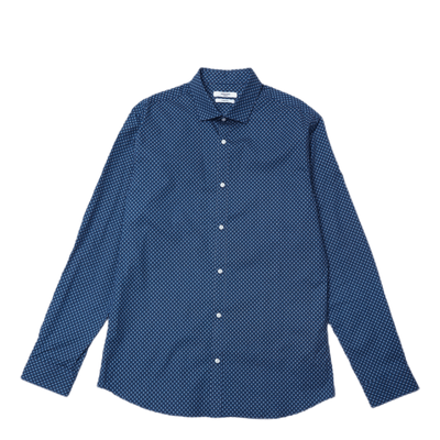 Blackpool Stretch Shirt L/s Navy Blazer