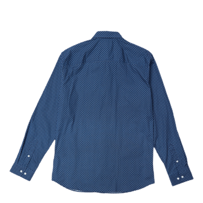 Blackpool Stretch Shirt L/s Navy Blazer