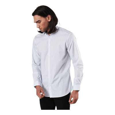 Blackpool Stretch Shirt L/s White