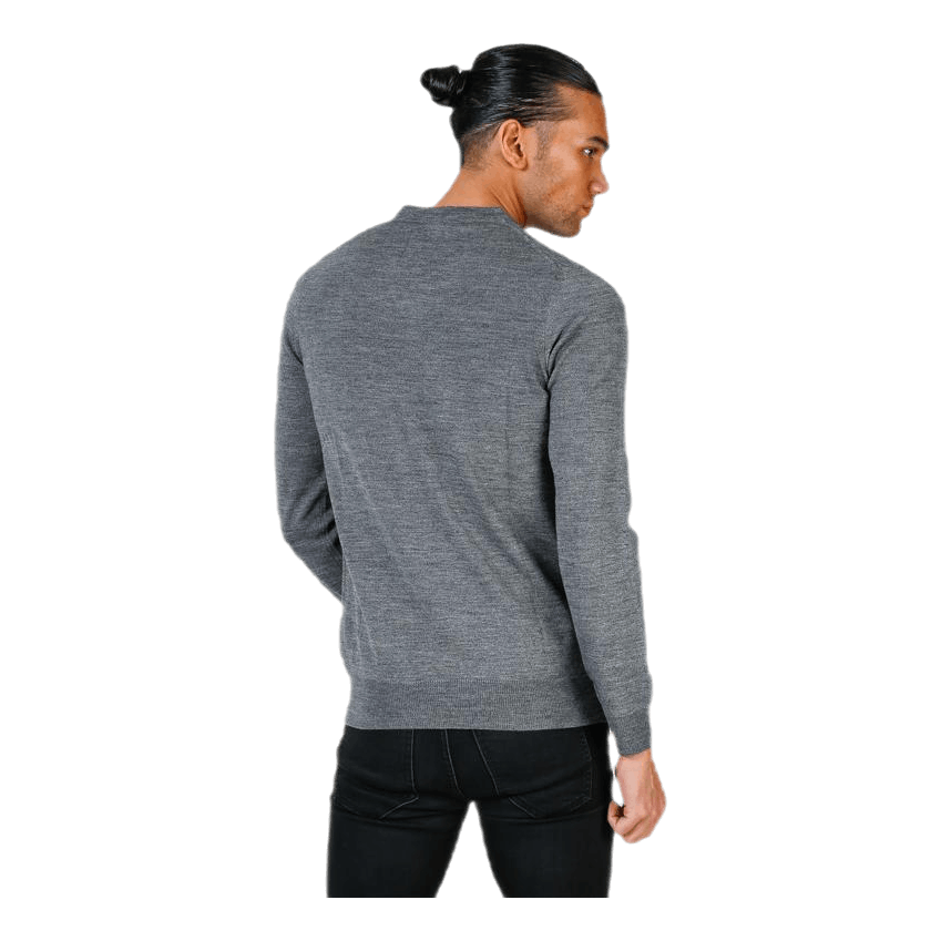 V-Neck Pullover Grey