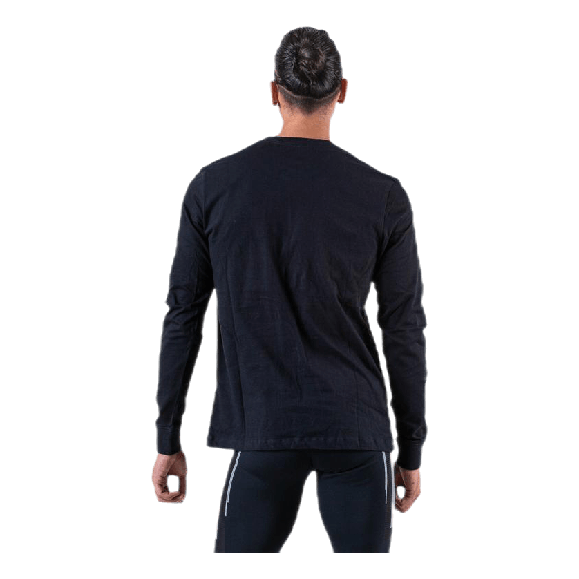 Sportswear Men's Long-Sleeve T-Shirt BLACK/WHITE