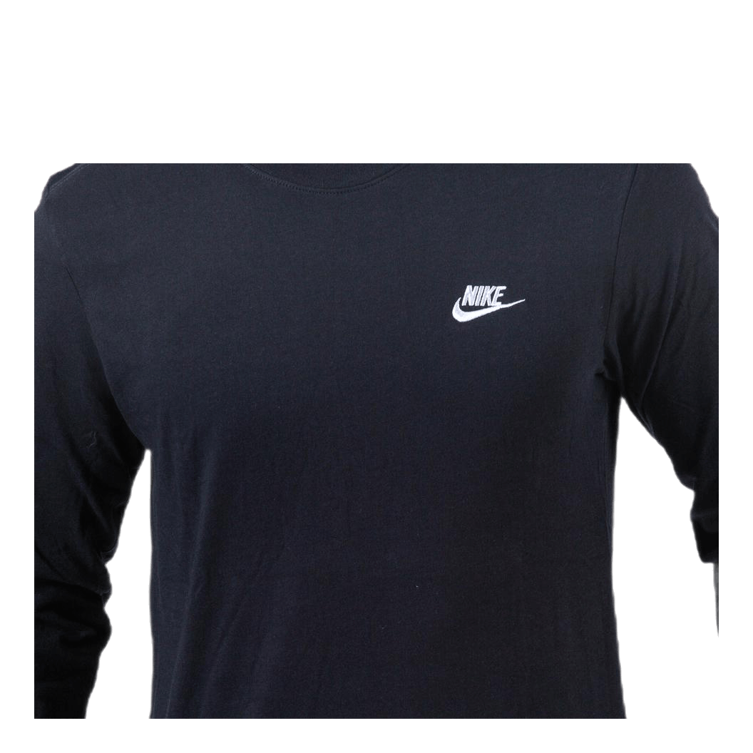 Sportswear Men's Long-Sleeve T-Shirt BLACK/WHITE