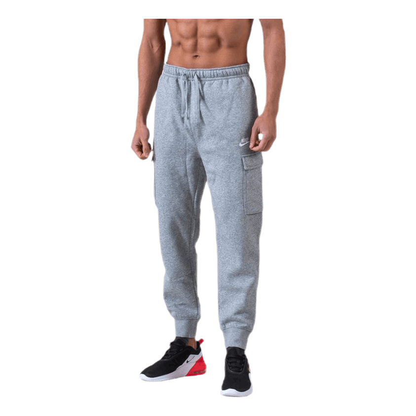 Sportswear Club Fleece Men's Cargo Pants DK GREY HEATHER/MATTE SILVER/WHITE