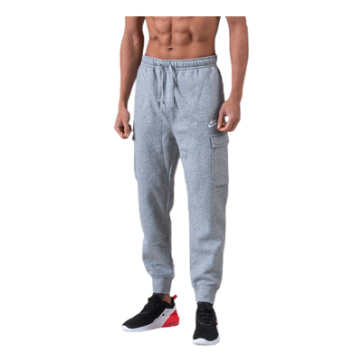 Sportswear Club Fleece Men's Cargo Pants DK GREY HEATHER/MATTE SILVER/WHITE