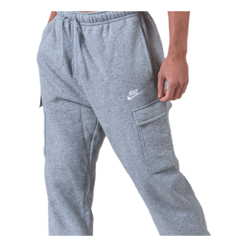 Sportswear Club Fleece Men's Cargo Pants DK GREY HEATHER/MATTE SILVER/WHITE