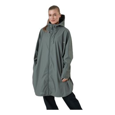 Flame PU Rain Poncho Green