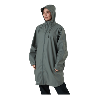 Flame PU Rain Poncho Green