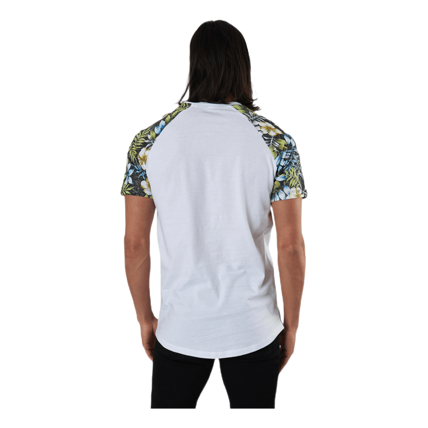 Flower Tee Ss Crew Neck Black