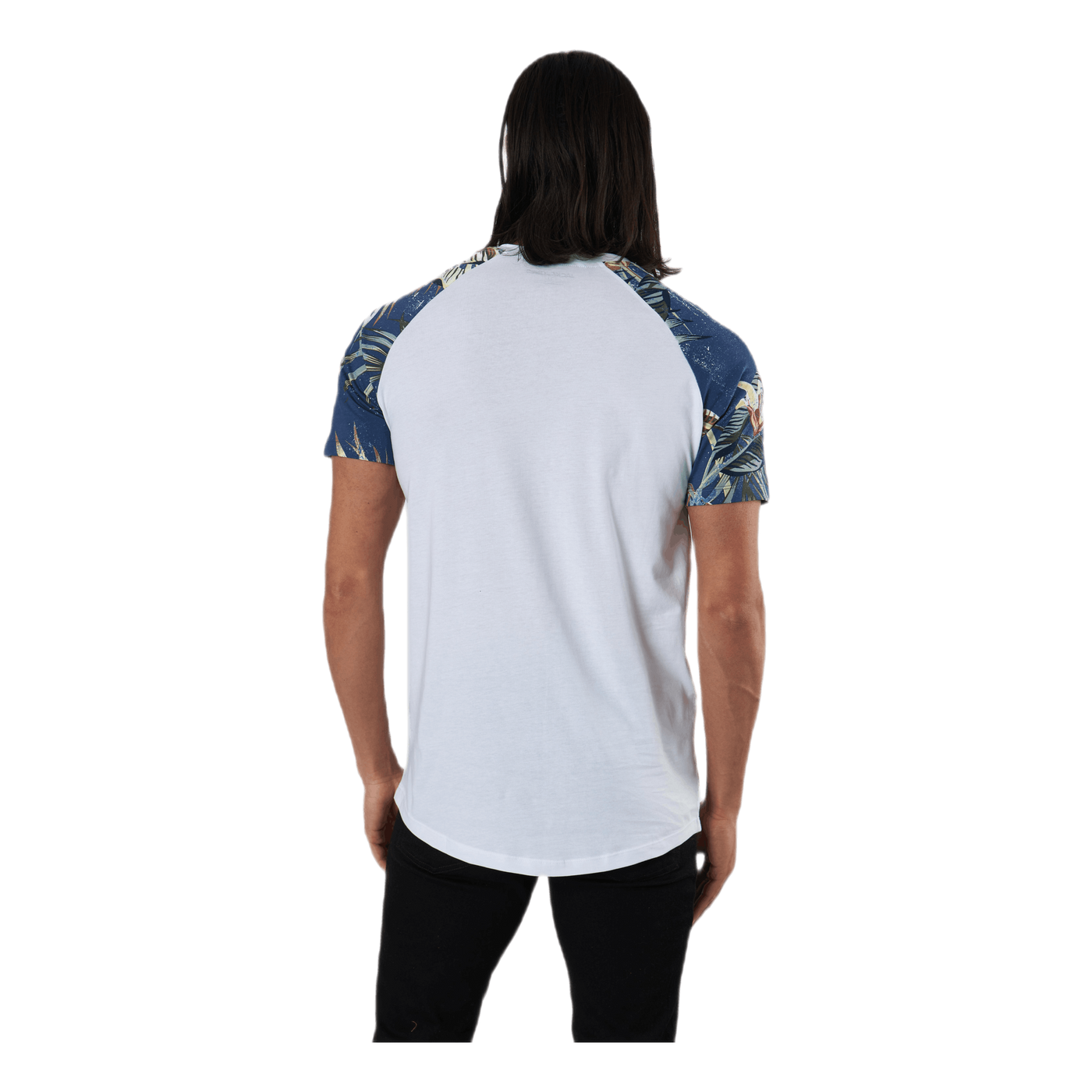 Flower Tee Ss Crew Neck Blue