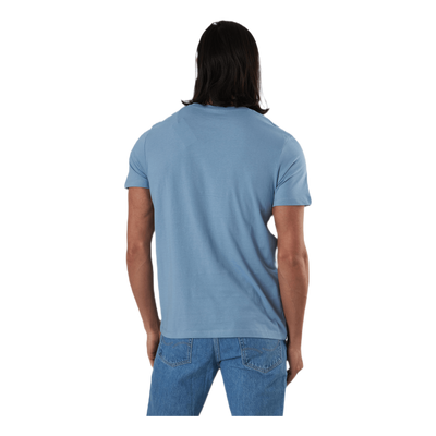 Pock Tee Ss Crew Neck Blue