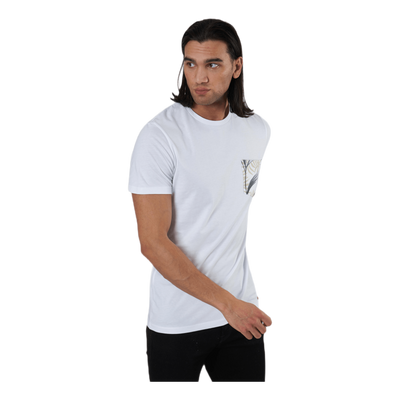 Pock Tee Ss Crew Neck White