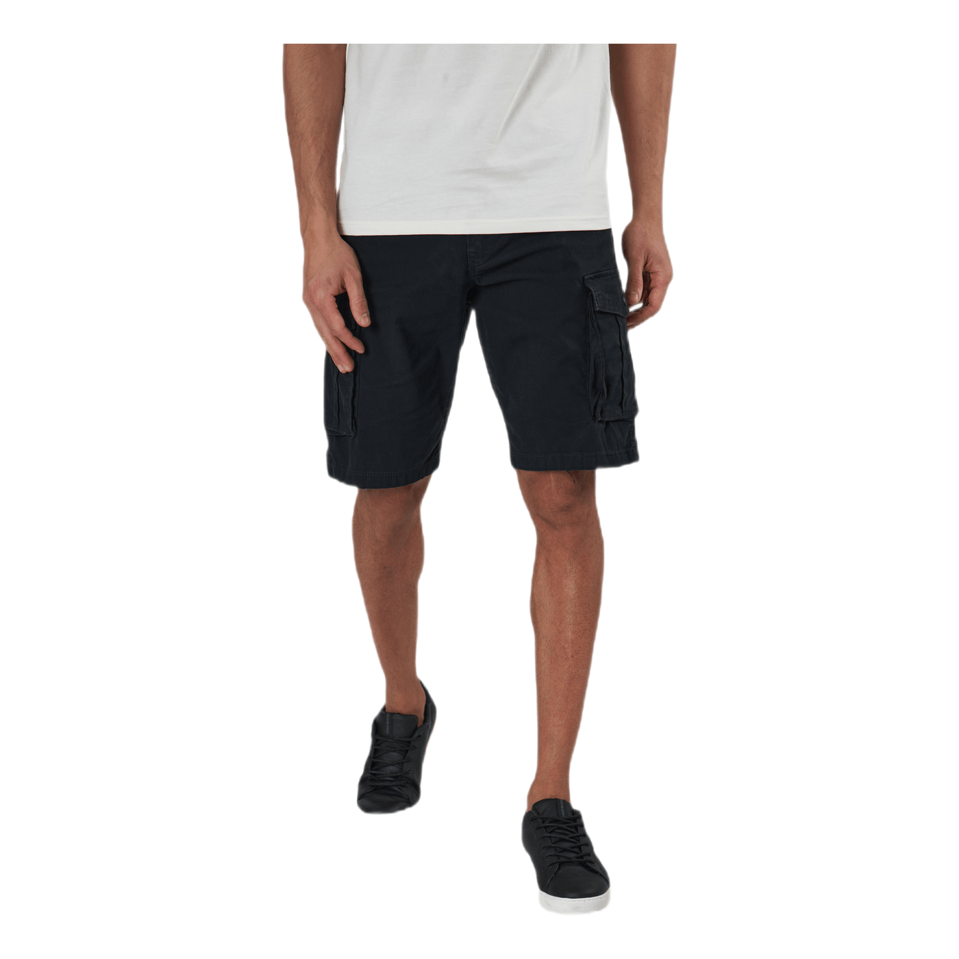 Zack Cargo Shorts Ama Solid Black