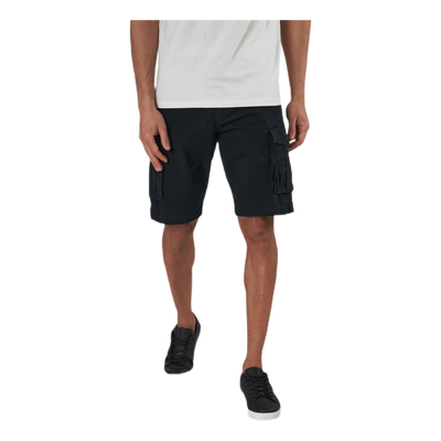 Zack Cargo Shorts Ama Solid Black