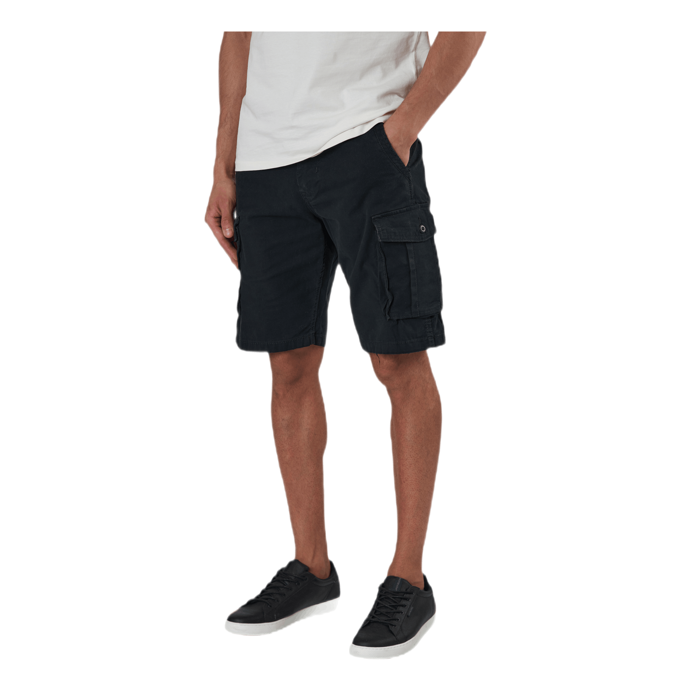 Zack Cargo Shorts Ama Solid Black