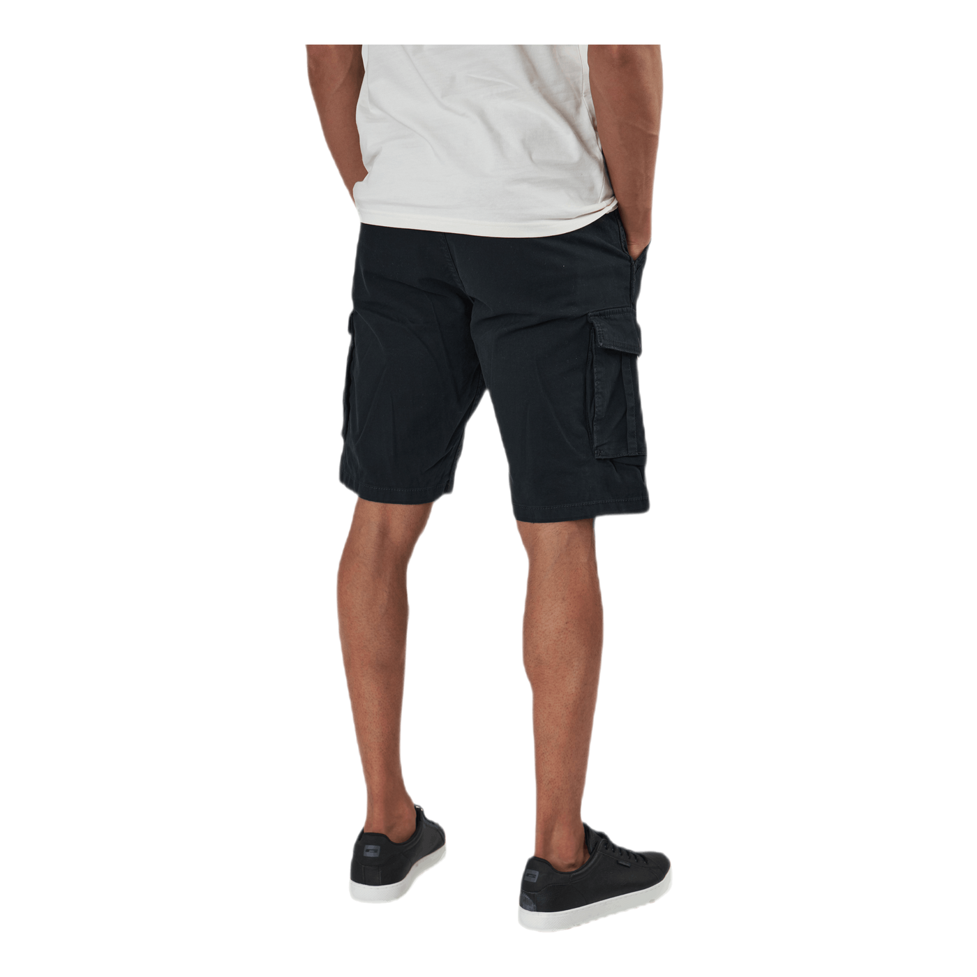 Zack Cargo Shorts Ama Solid Black