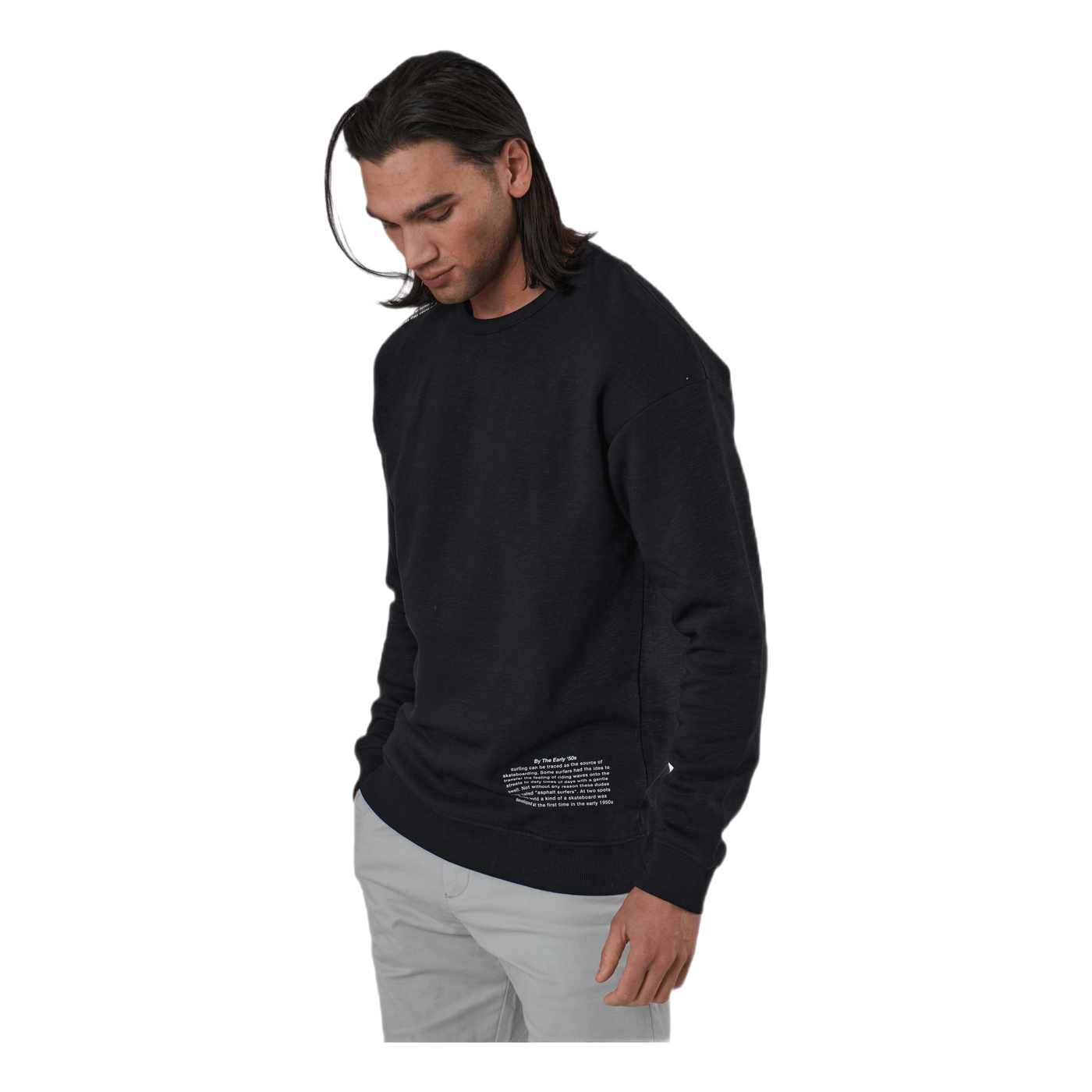 Dy Sweat Crew Neck Black