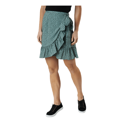 Olivia Wrap Skirt Wvn Green