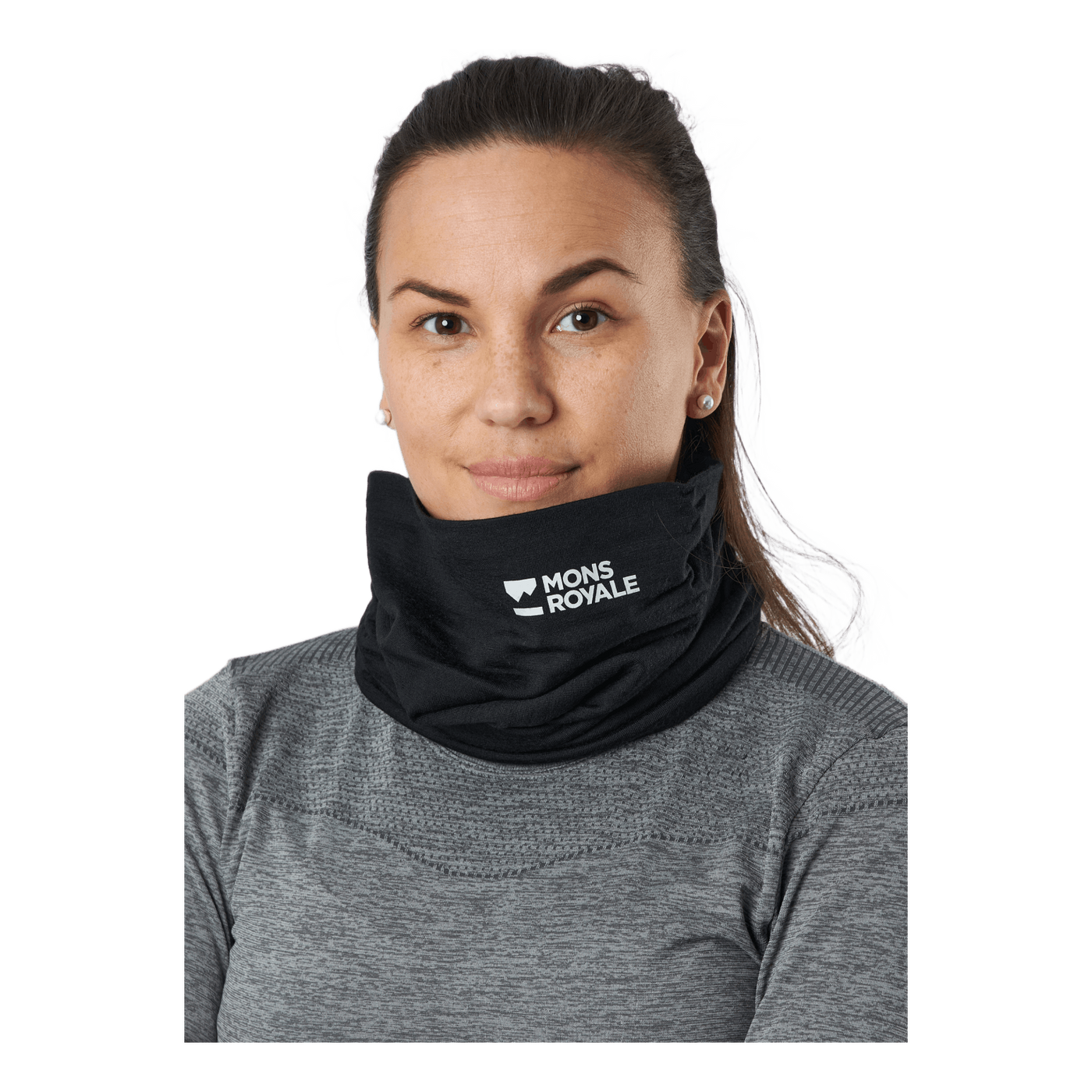 Double Up Neckwarmer Black