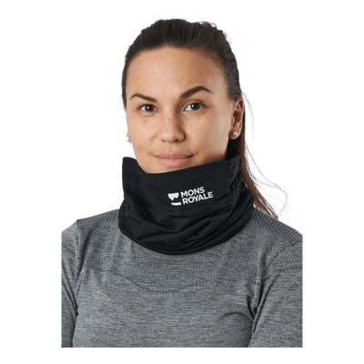 Double Up Neckwarmer Black