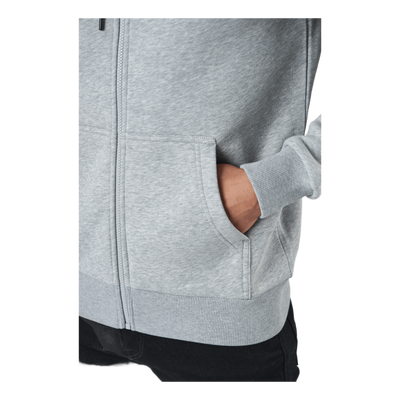 M Original Zip Hood Med Grey Melange