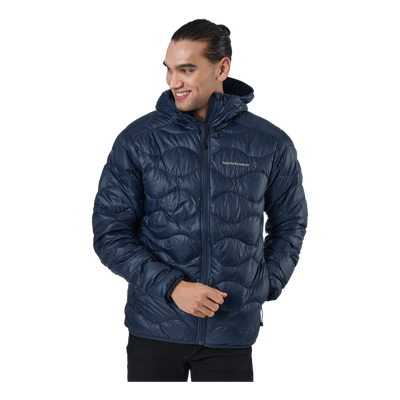 M Helium Hood Jacket Blue Shadow