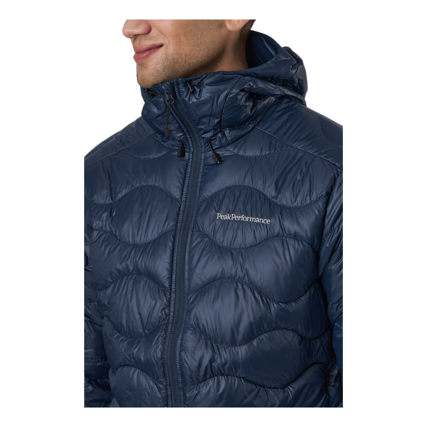 M Helium Hood Jacket Blue Shadow