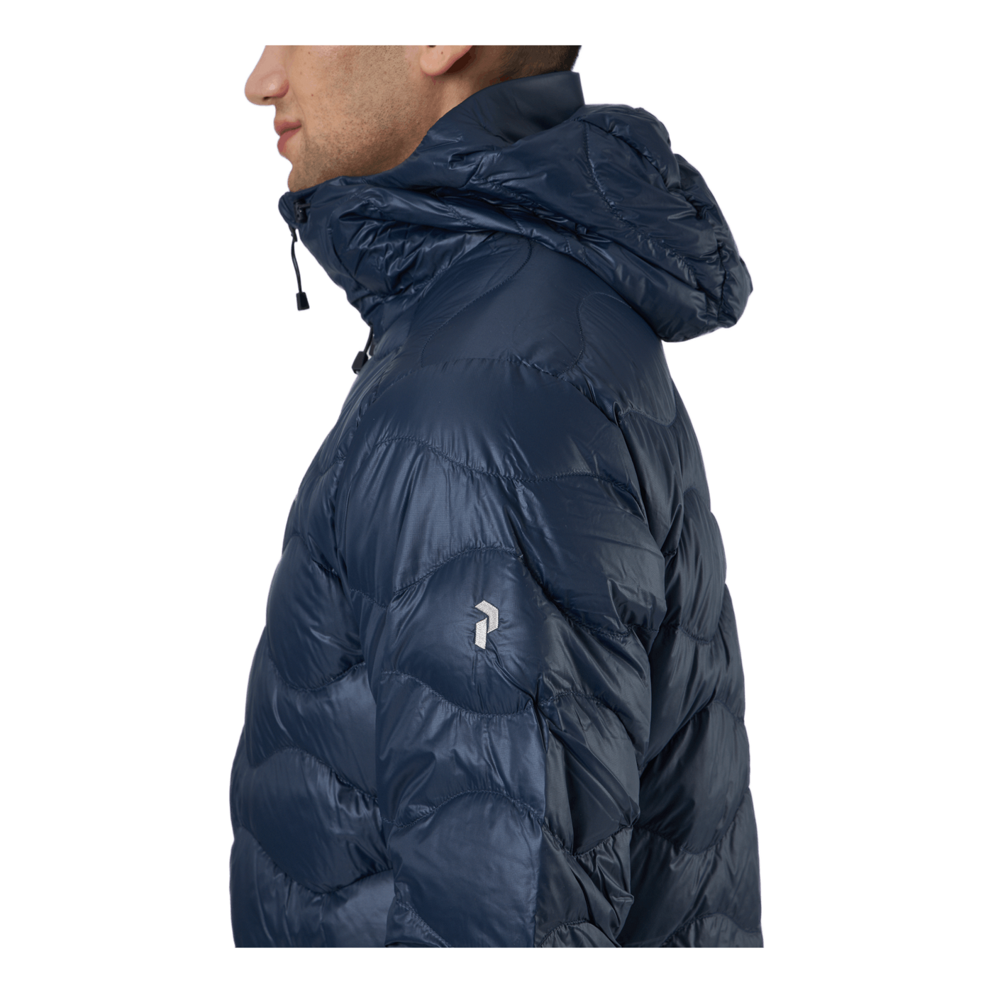 M Helium Hood Jacket Blue Shadow