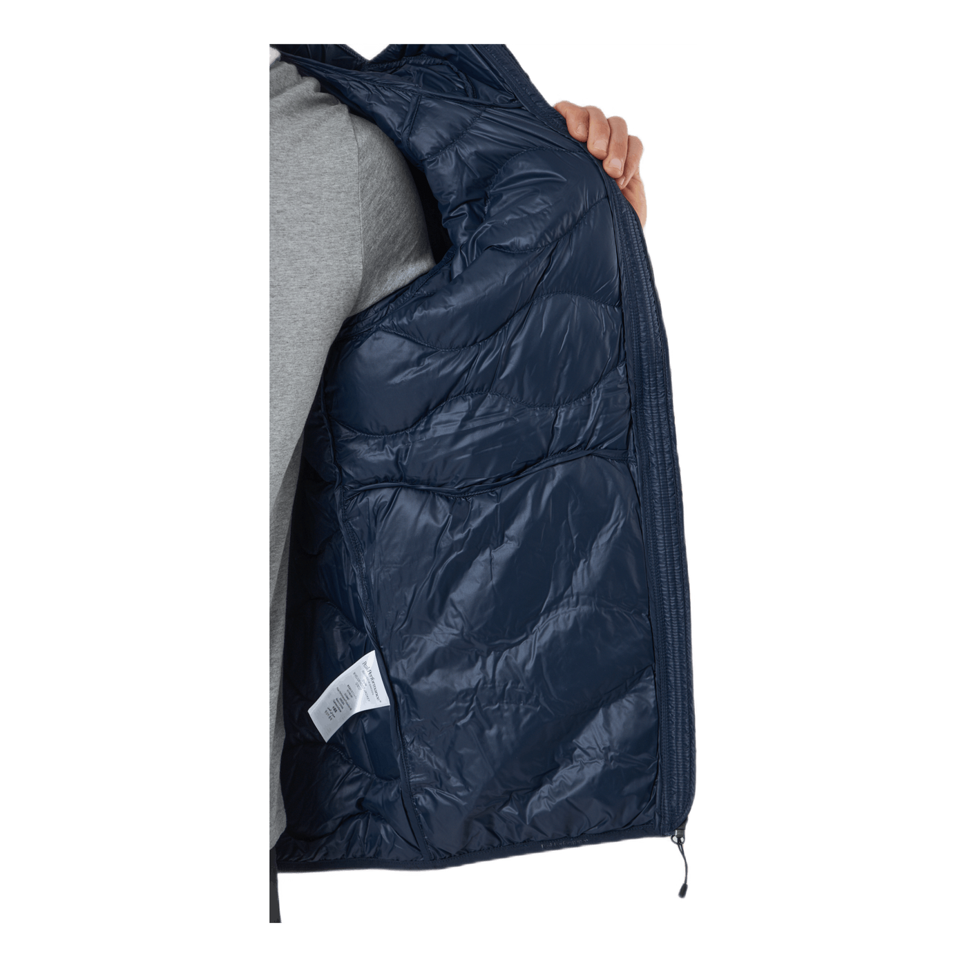 M Helium Hood Jacket Blue Shadow