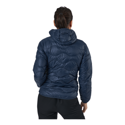 W Helium Hood Jacket Blue Shadow