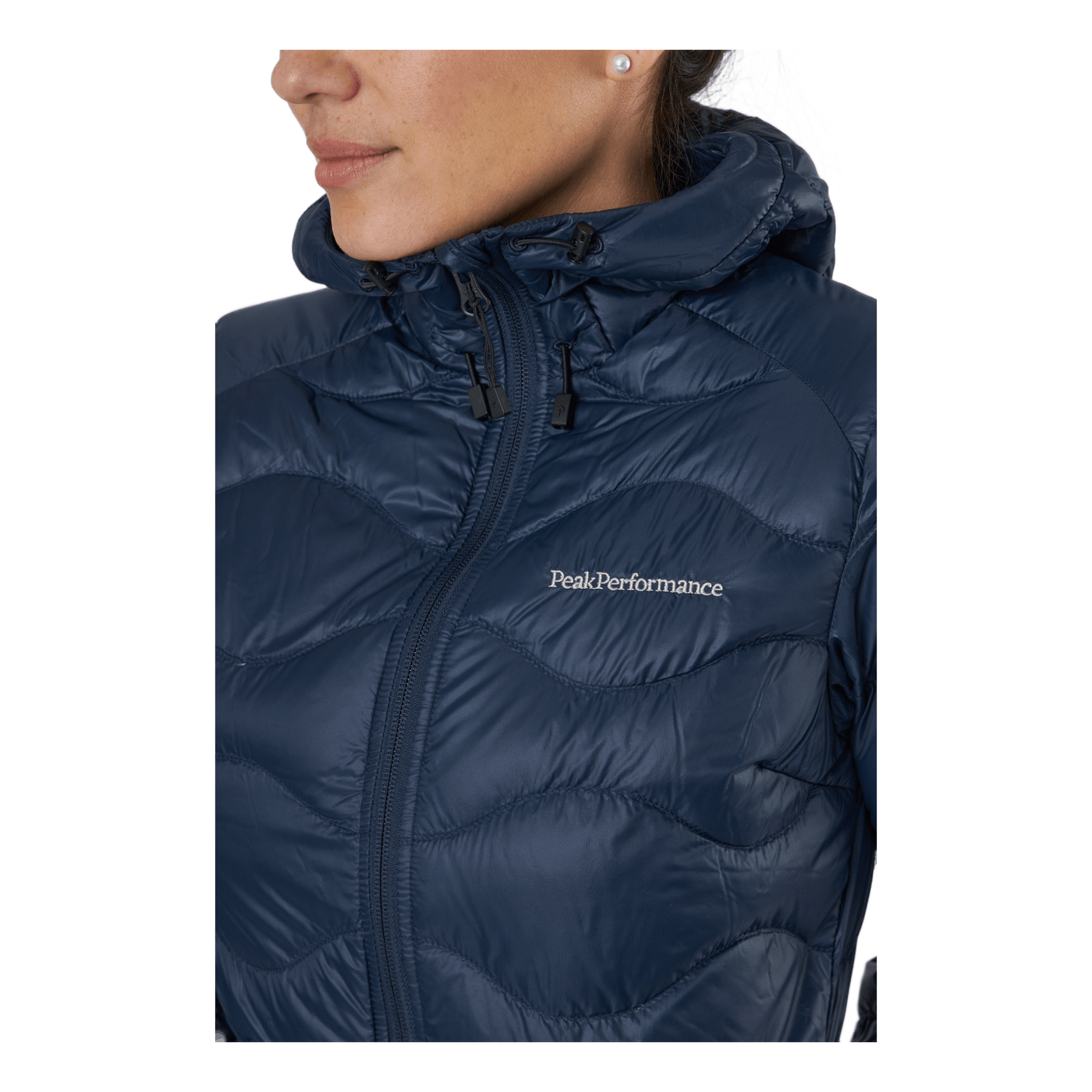 W Helium Hood Jacket Blue Shadow