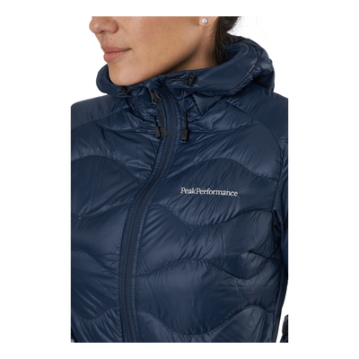 W Helium Hood Jacket Blue Shadow