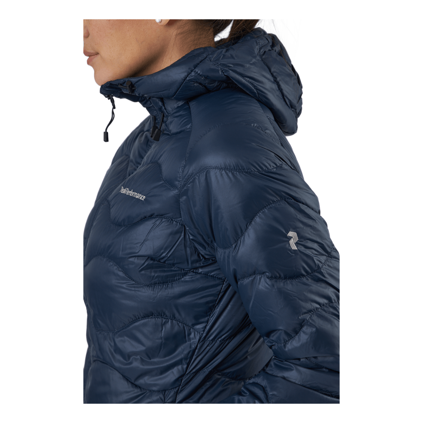 W Helium Hood Jacket Blue Shadow