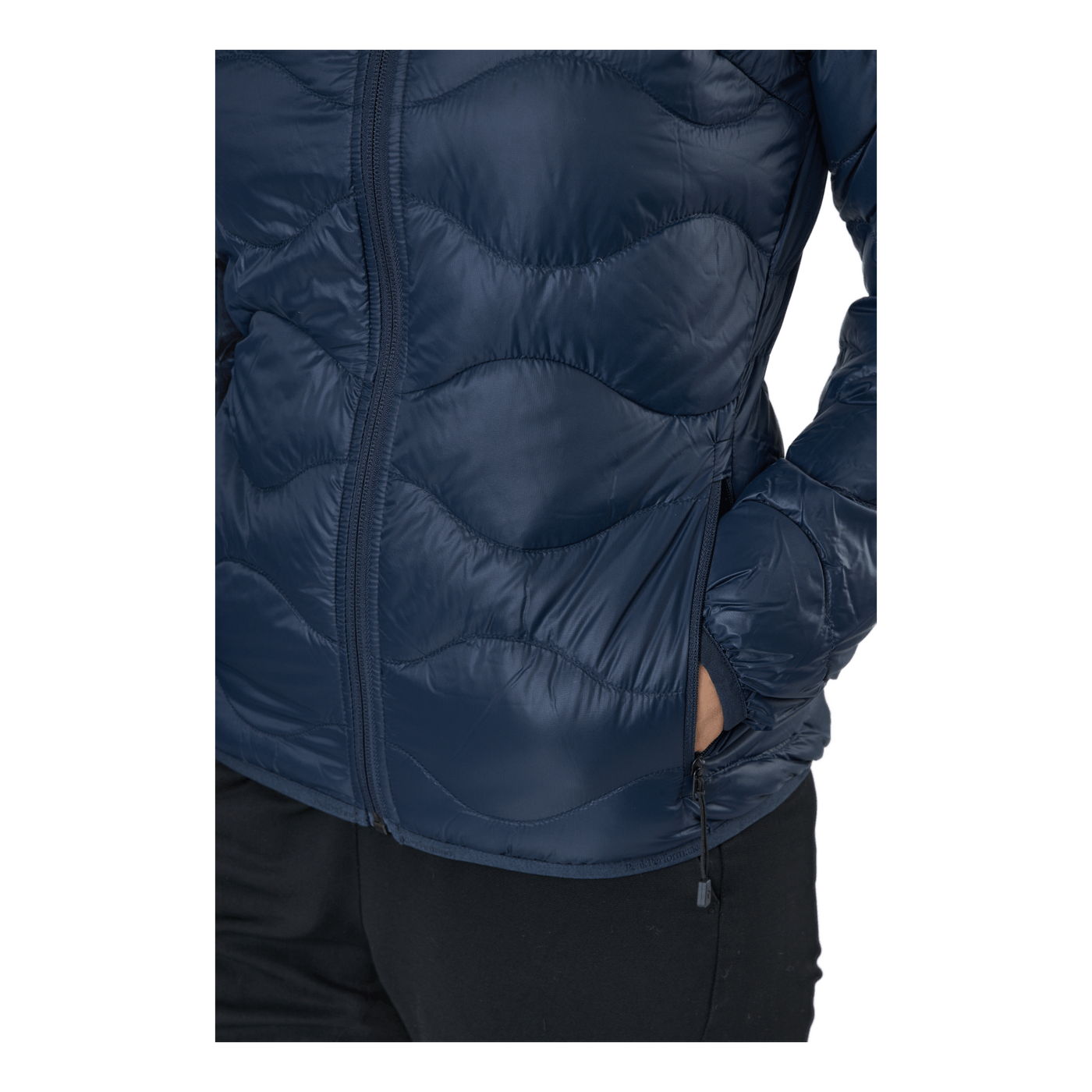 W Helium Hood Jacket Blue Shadow