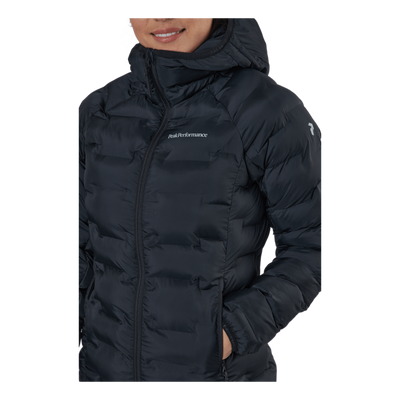 W Argon Hood Jacket Black