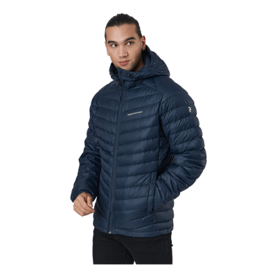 M Frost Down Hood Jacket Blue Shadow