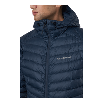 M Frost Down Hood Jacket Blue Shadow