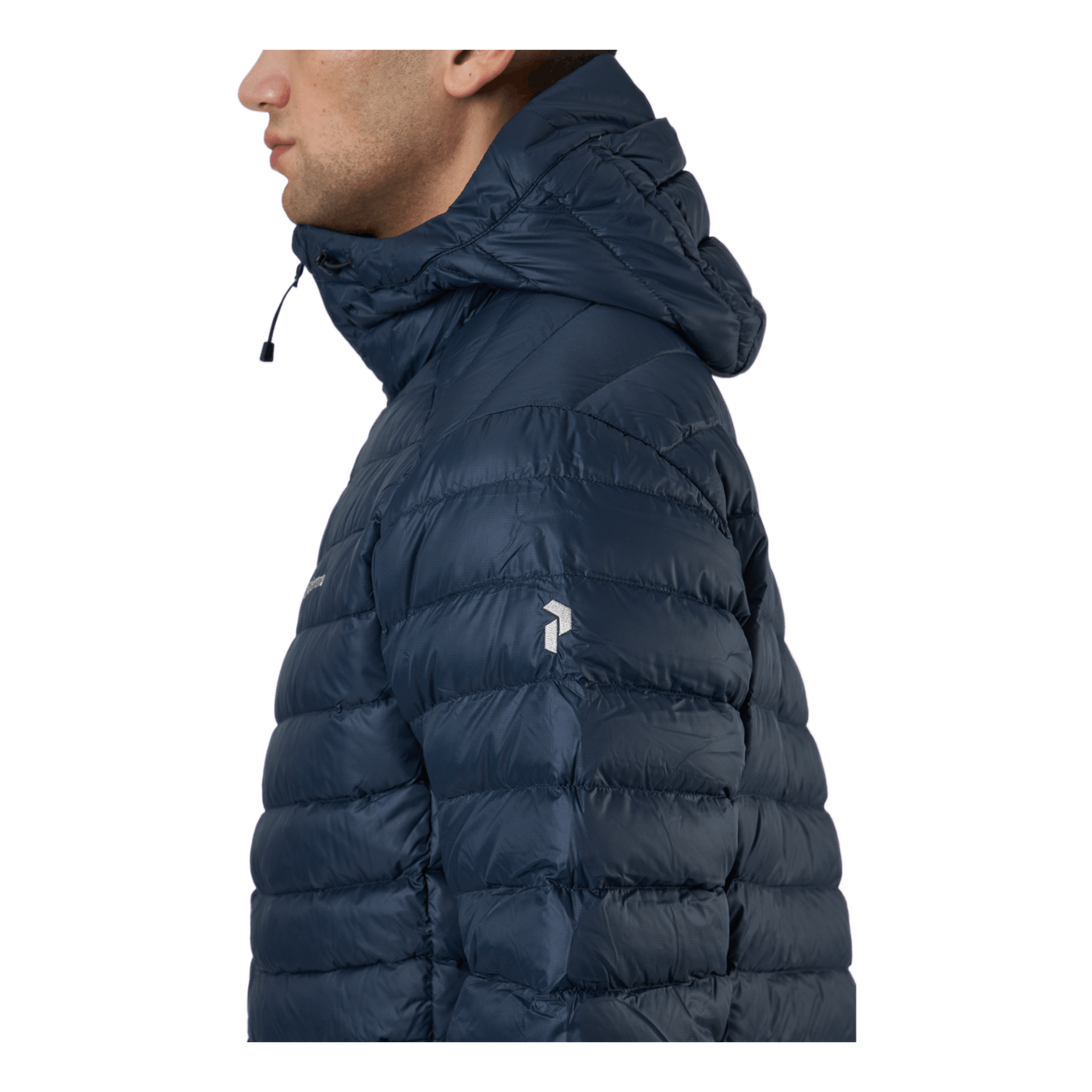 M Frost Down Hood Jacket Blue Shadow