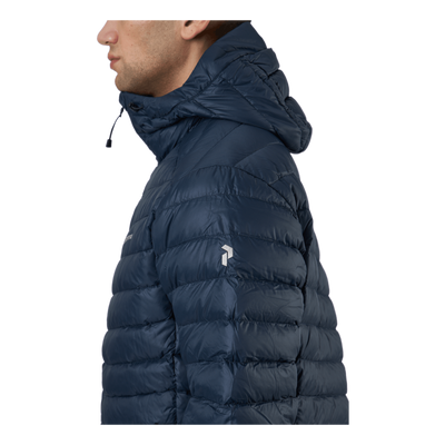 M Frost Down Hood Jacket Blue Shadow